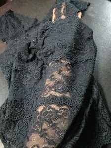 Elegant Black Lace Top