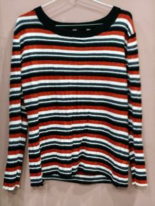 Striped Long Sleeve Top