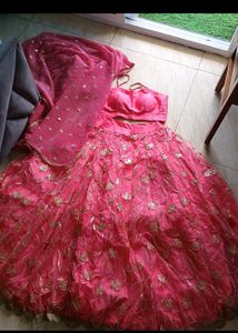 Pink Lehanga Choli