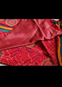 New Saree With attached Blouse Piece