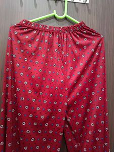 Red Floral Lounge Pants