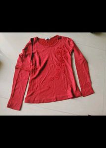 Maroon Tshirt (Mark &amp; Spencer)