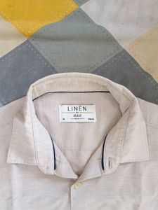 DJ &C Pure Linen Shirt 40 inch Chest Diwali Offer