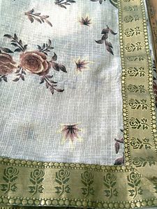 Cota Check Border  Saree