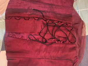Maroon Corset