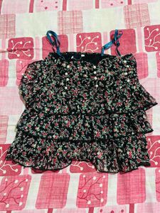 Floral Ruffle Cami Top for Kid