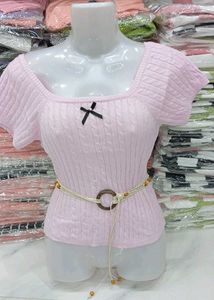 Knitted Blush pink Top