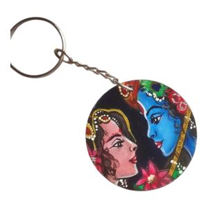 Radha Krishna Keychain