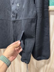 Champion Classic Vintage Zipup Black Fleece
