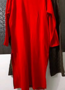 Red Woolen Set