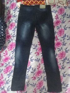 Dark Blue Denim Jeans