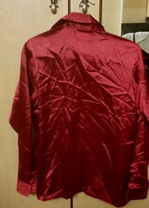 Boys Party Wear Red Shirt