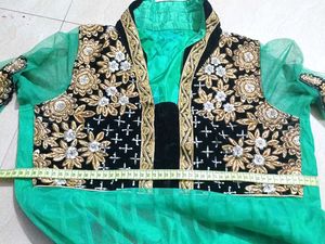Elegant Embellished Anarkali Dress