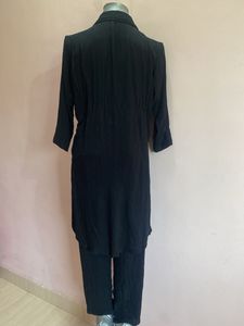 Black Handwork Cord Set