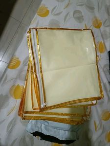 Set of 12 Saree Cover Transparen