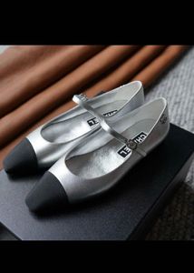 Chanel Silver Mary Jane’s