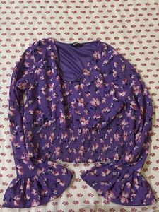 Floral Purple top