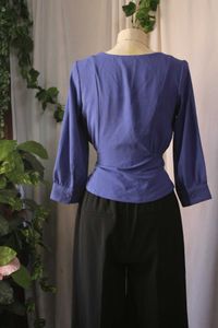 Vintage Style Button-Down Top