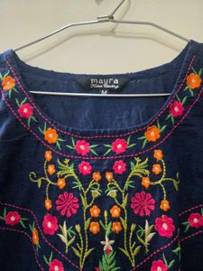 Embroidered Cotton Top