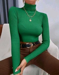 Urbanic High Neck Knitted Sweater