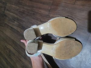 White Heels Sandals