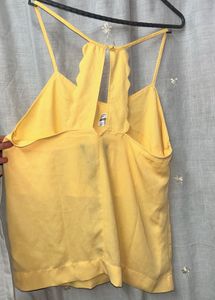 Yellow (Cornsilk) Sleeveless Top