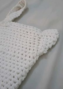 Crochet White Tank Top