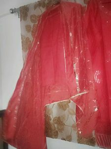 Pent Kameez Wita Mirror Dupatta