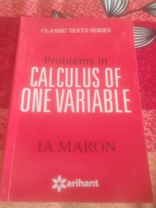 Legendary Calculus In One Variable By IA MARON