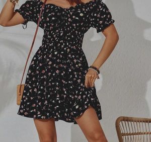 Floral Print Mini Dress