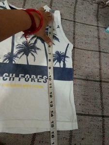 Sleeveless T Shirt For Kids