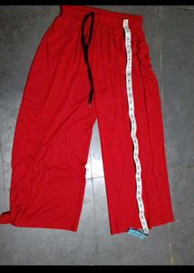 Unused red Palazzo