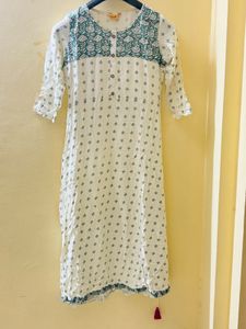 White Kurta New