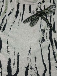 Grey Long Sleeve Top