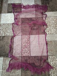 Kurta Pant Set with Net Dupatta (M) 💜