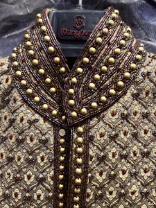Sherwani Only Once Worn, Brand Manyavar