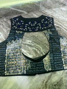 Stylish Embellished Blouse With Freebies