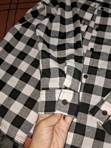 Black &amp; White Checkered Shirt