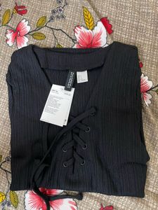 H&amp;M Black Bodycon Dress