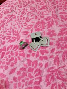 Combo Of 1 Earrings Set Nd Clutcher