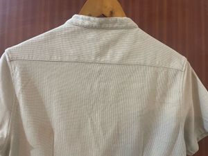 Men&#39;s R&amp;B Beige Short Sleeve Shirt