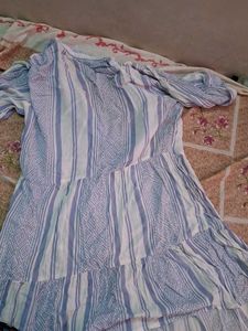 Striped Bohemian Style Dress