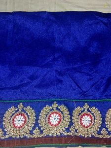 Elegant Embroidered Saree