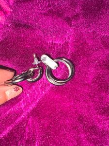 Combo Hoop Earrings Set Of 3