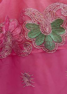 Pink Embroidered Ethnic Gharara set