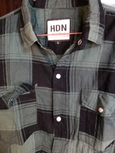 Checked Green Shirt