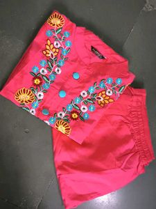 Pink Kurti Set