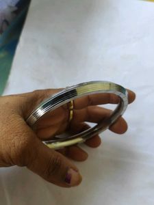 Silver Kada Bangle Bracelet