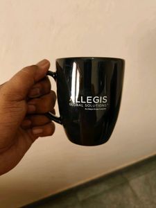 Black Ceramic Mug 1 Big and Small