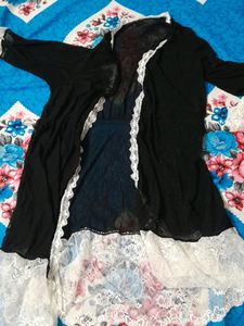 New Fancy Nighty With Coverup